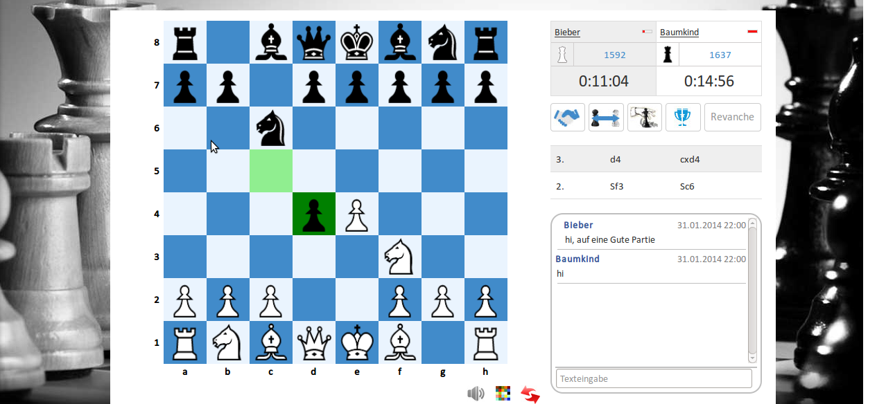 Schach Online Spielmodus