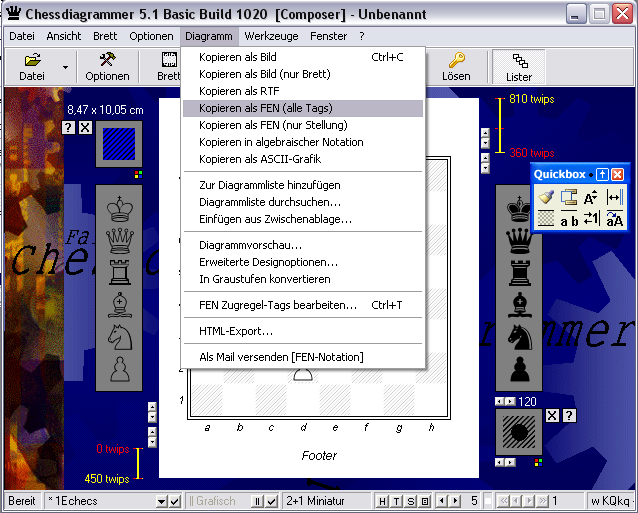 Chessdiagrammer Screenshot 2